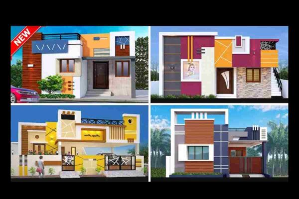 Village Single Floor Home Front Design